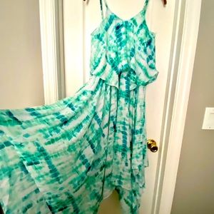 a.n.a Dress XS blue/green